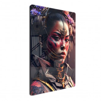 Acrylic glass Samurai girl