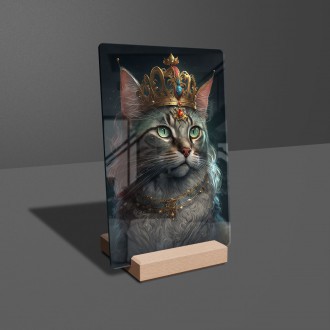 Acrylic glass Cat Queen 2