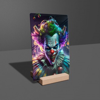 Acrylic glass Killer clown