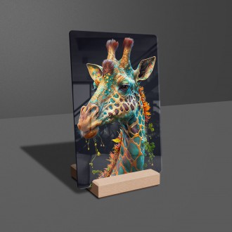 Acrylic glass Psychedelic Giraffe 2