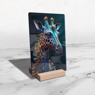 Acrylic glass Psychedelic Giraffe 4