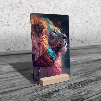 Acrylic glass Space Lion 2