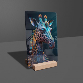 Acrylic glass Psychedelic Giraffe 4