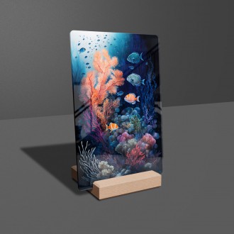 Acrylic glass Underwater scenery Coral reef