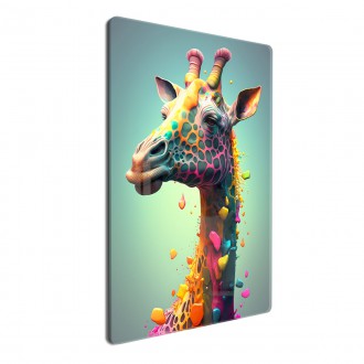 Acrylic glass Psychedelic Giraffe 3