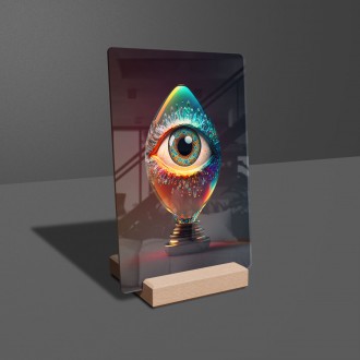 Acrylic glass Psychedelic eye