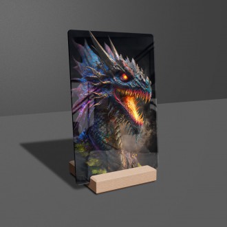 Acrylic glass Dragon