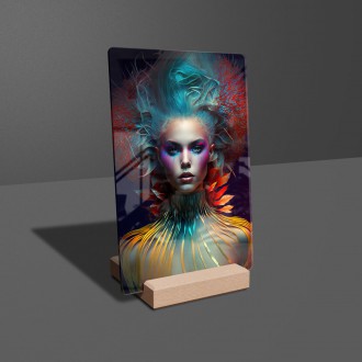 Acrylic glass Wild woman