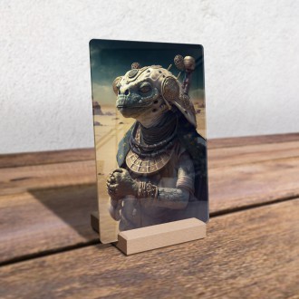Acrylic glass Alien race - Lizard