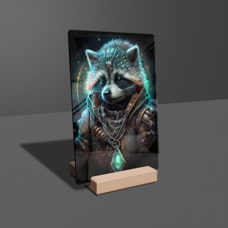Acrylic glass Alien race - Raccoon