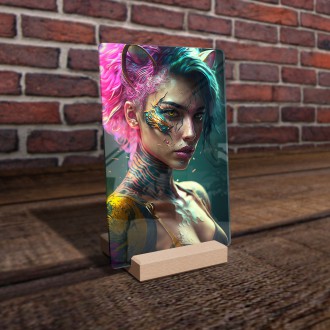 Acrylic glass Demon girl