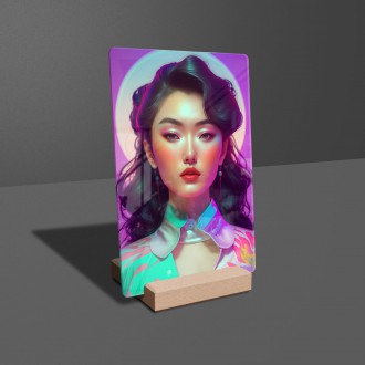 Acrylic glass Korean girl