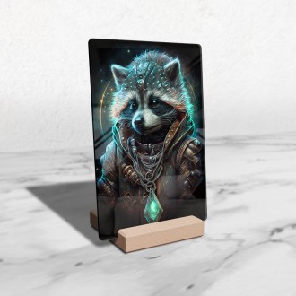 Acrylic glass Alien race - Raccoon