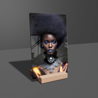 Acrylic glass African Fashion 5