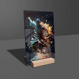 Acrylic glass Mythical Warrior 5