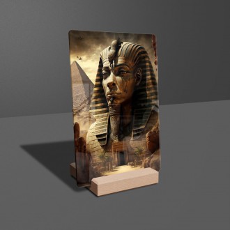 Acrylic glass Egyptian temple