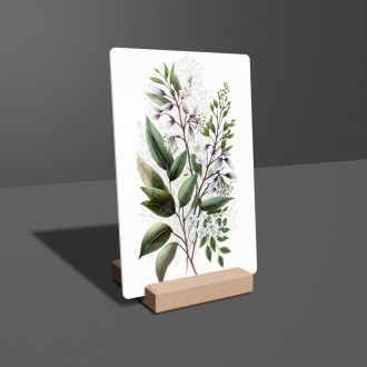 Acrylic glass Flower herbarium 6