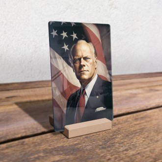 Acrylic glass US President Gerald Ford