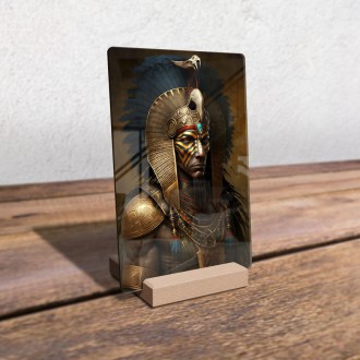 Acrylic glass An ancient chieftain