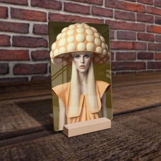 Acrylic glass Fashion - toadstool mushroom 2