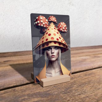 Acrylic glass Fashion - toadstool mushroom 1