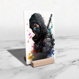 Acrylic glass Modern Art - Ninja 1