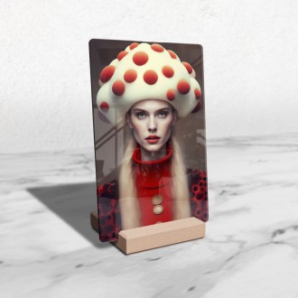 Acrylic glass Fashion - toadstool mushroom 3