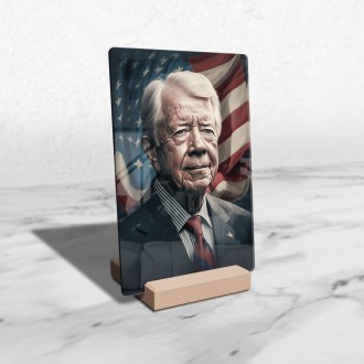 Acrylic glass US President Jimmy Carter