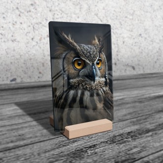 Acrylic glass Owl