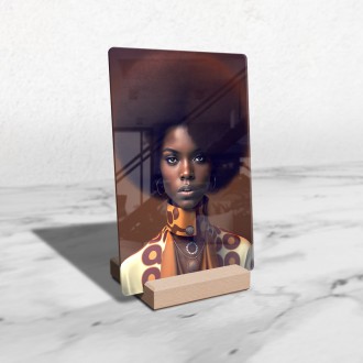 Acrylic glass Fashion - Afro