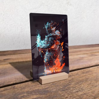 Acrylic glass Mythical warrior