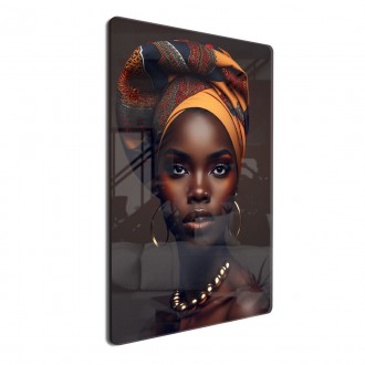 Acrylic glass African girl