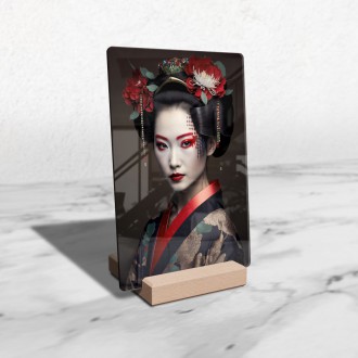 Acrylic glass A modern geisha