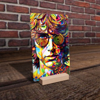 Acrylic glass Psychedelic face