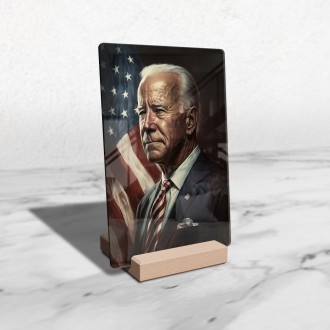 Acrylic glass US President Joe Biden