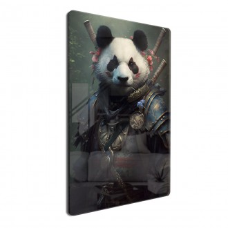 Acrylic glass Panda warrior