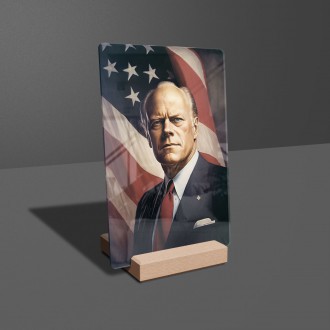 Acrylic glass US President Gerald Ford