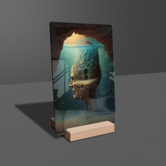 Acrylic glass Underwater temple