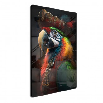 Acrylic glass Parrot Pirate 2