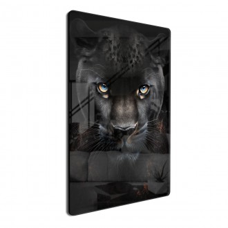 Acrylic glass Black panther male