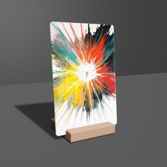 Acrylic glass Color explosion