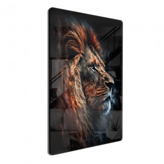 Acrylic glass The spirit of the lion