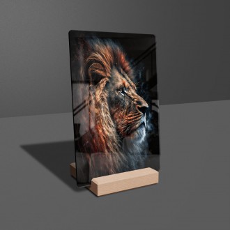 Acrylic glass The spirit of the lion