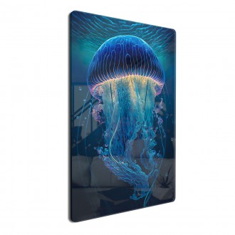Acrylic glass Beautiful jellyfish