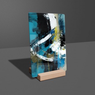 Acrylic glass Modern art - colors