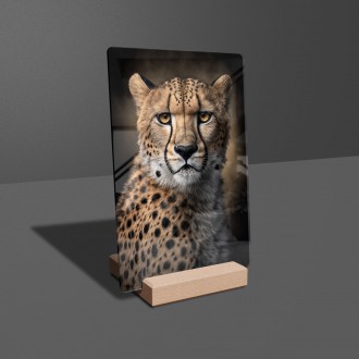 Acrylic glass Cheetah