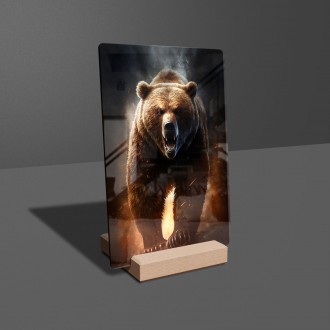 Acrylic glass Grizzly