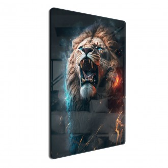 Acrylic glass The roar of the lion