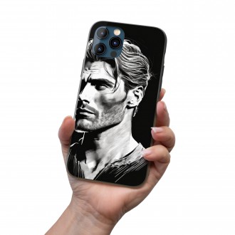 Mobile cover Pencil painting - man 1