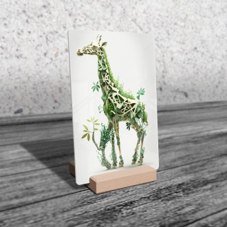 Acrylic glass Natural giraffe